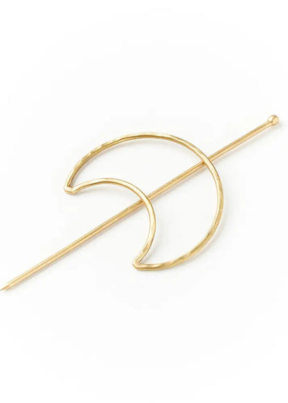 CRESCENT MOON HAIR SLIDE