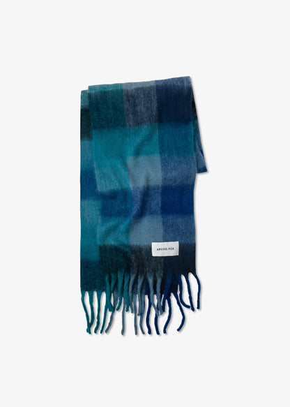 SCARF- BLUE CHECK
