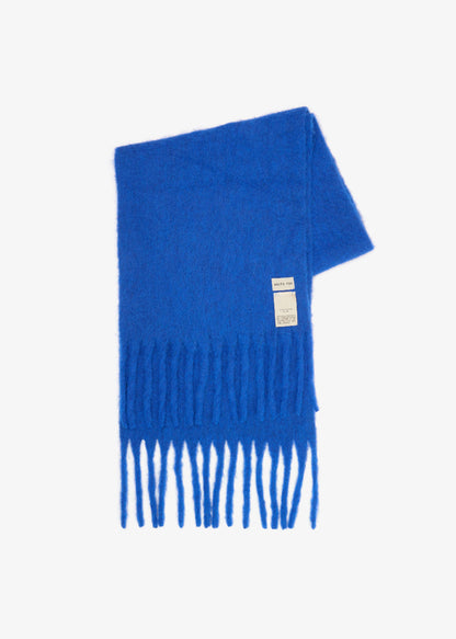 SCARF- ELECTRIC BLUE WOOL