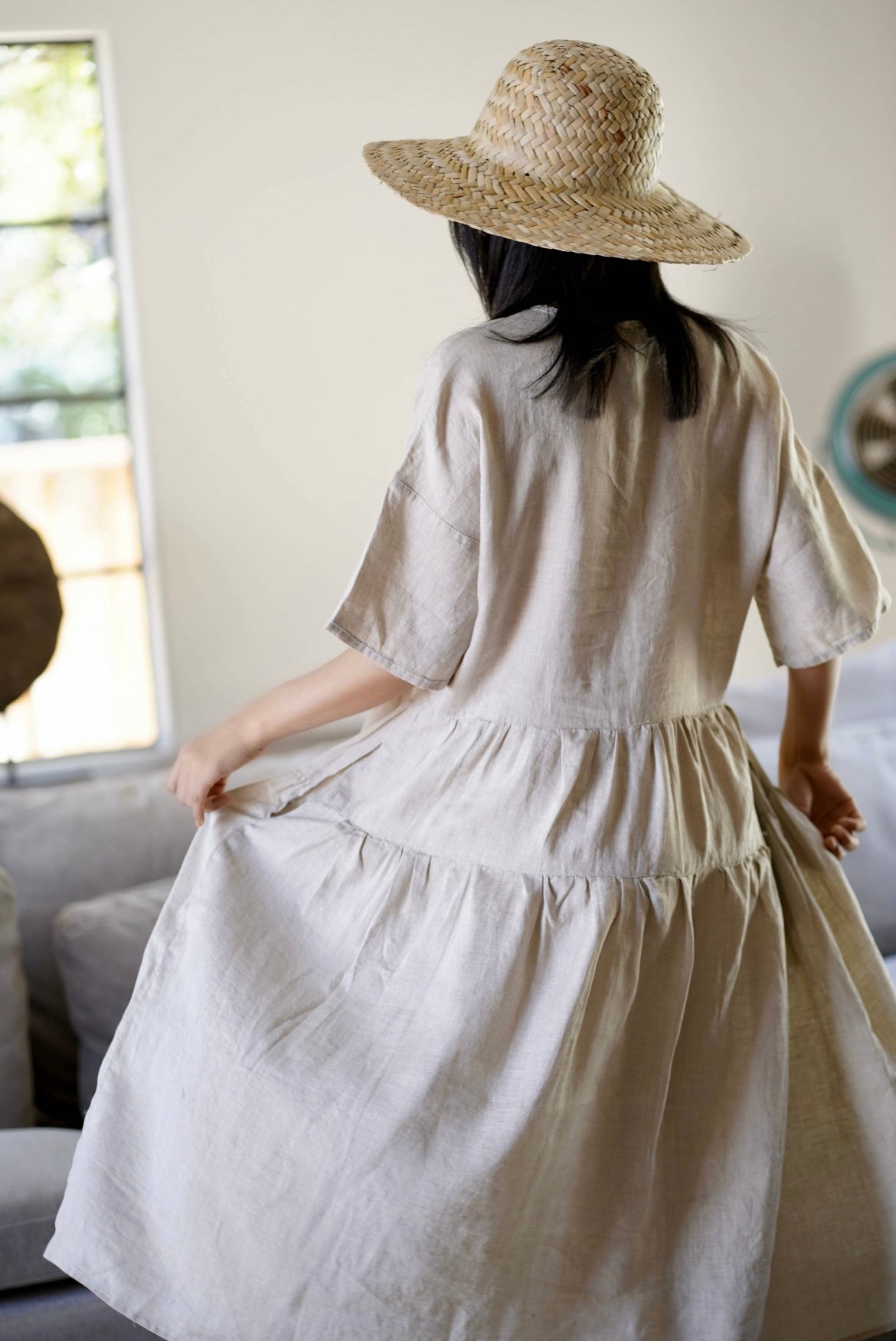 SYDNEY LINEN DRESS