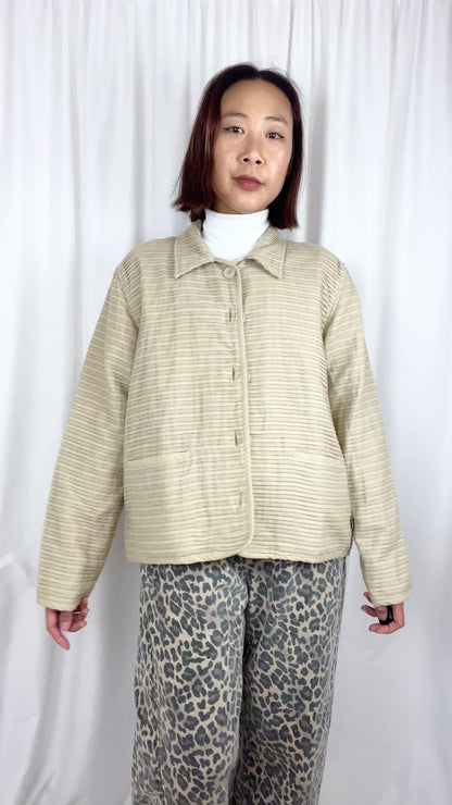 COTTON TAN CHORE COAT