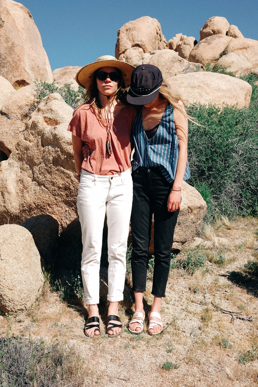 LEATHER SANDALIA - NATURAL