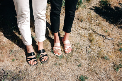 LEATHER SANDALIA - NATURAL