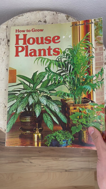 How to Grow House Plants Book