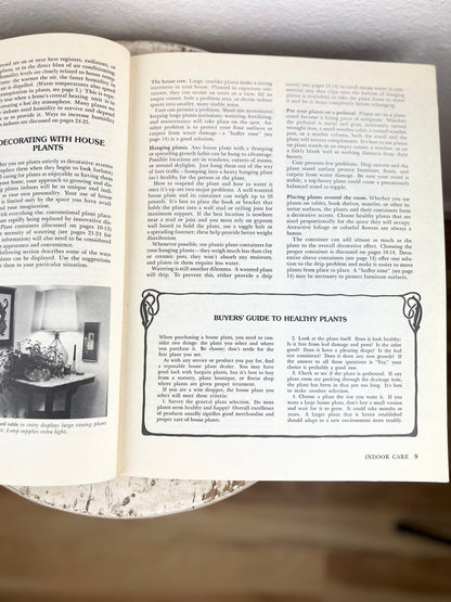 How to Grow House Plants Book