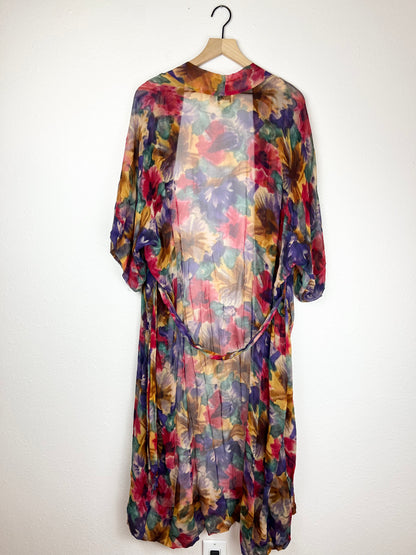 Silk Watercolor Robe