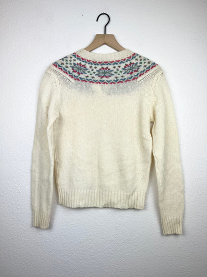 SALE Aston Shetland Wool 1/4 Button Up Sweater