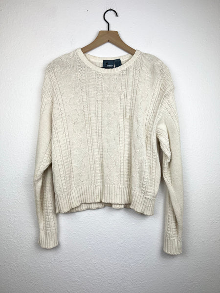 Liz Wear Cream Knit Sweater