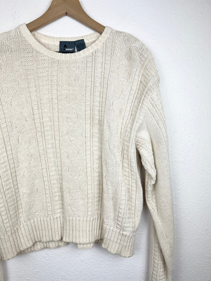 Liz Wear Cream Knit Sweater