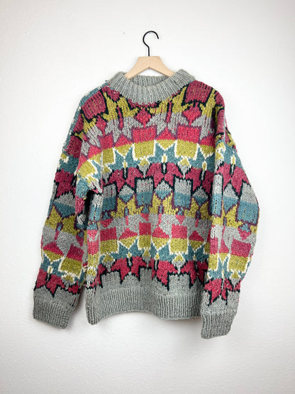 DEL MUNDO CHUNKY KNIT SWEATER
