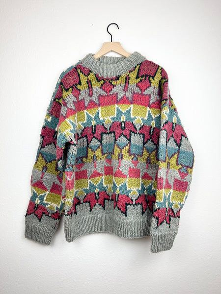 Del Mundo Chunky Knit Sweater