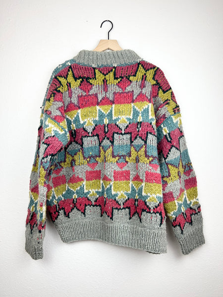 Del Mundo Chunky Knit Sweater