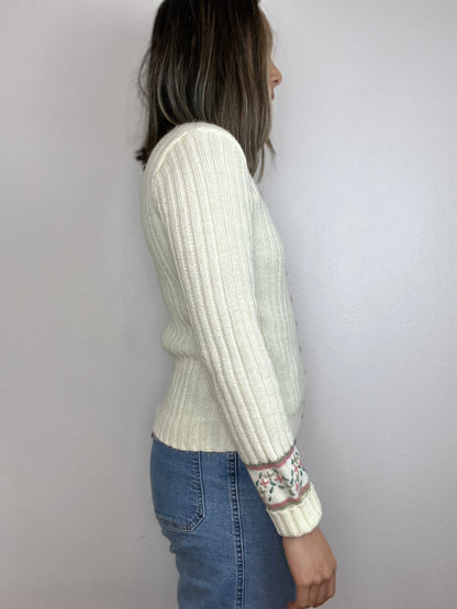 SALE Le Soleil Ribbed Cardigan