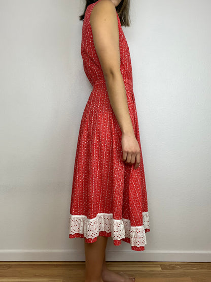Handmade Hearts Sleeveless Dress