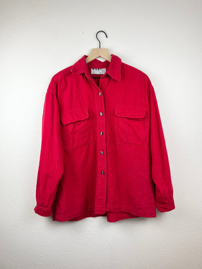 Hart Red Button Up Flannel