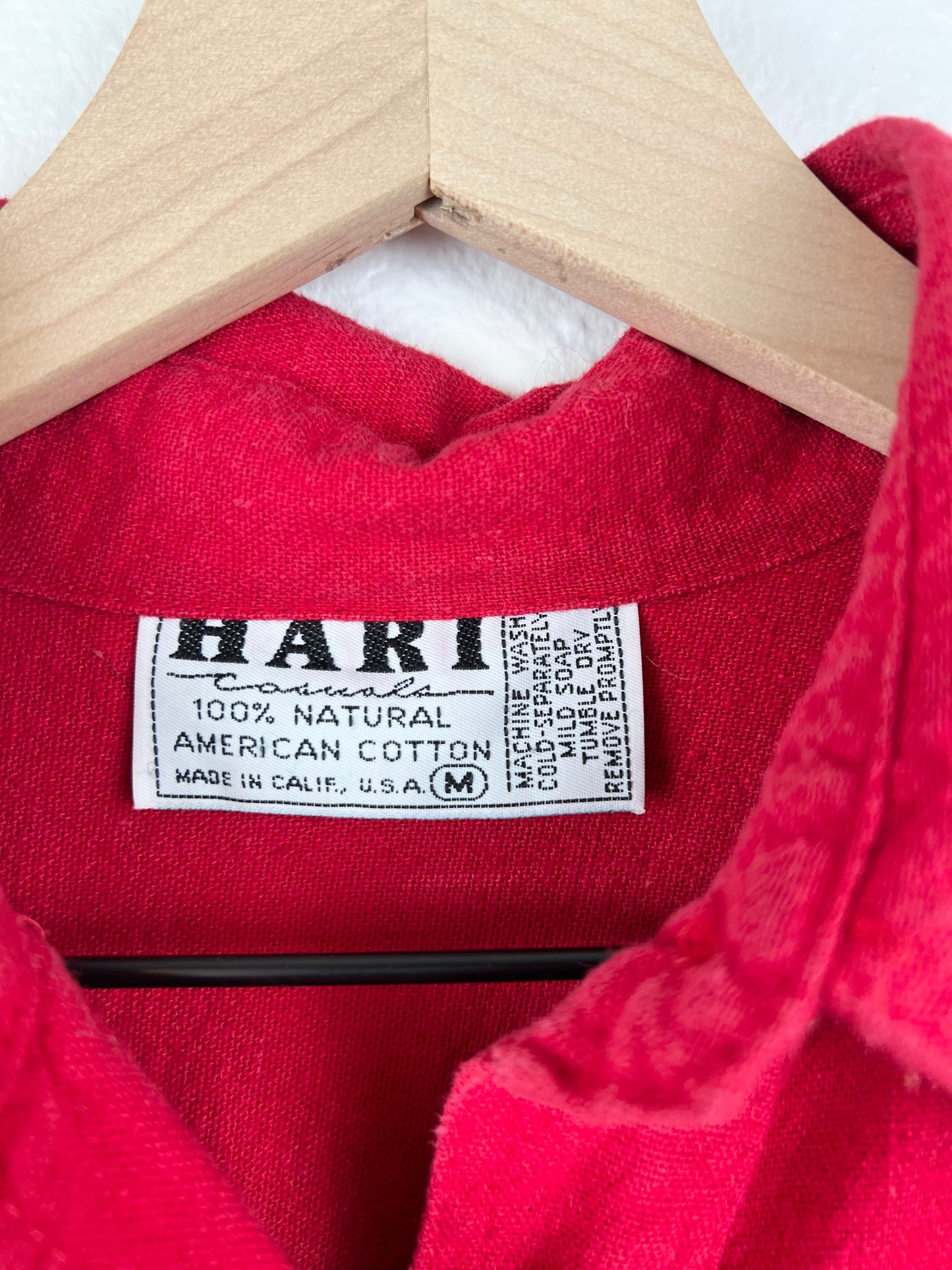 Hart Red Button Up Flannel