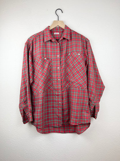 Lightweight Long Sleeve Button Up Top