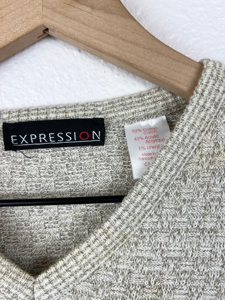 Textured Sweater Vest