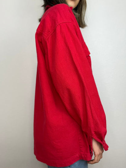 Hart Red Button Up Flannel