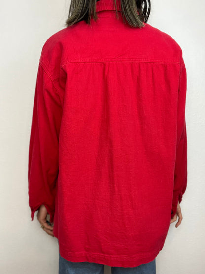 Hart Red Button Up Flannel