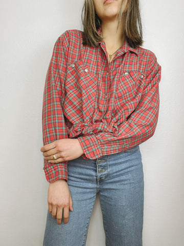 Lightweight Long Sleeve Button Up Top