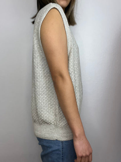 Textured Sweater Vest