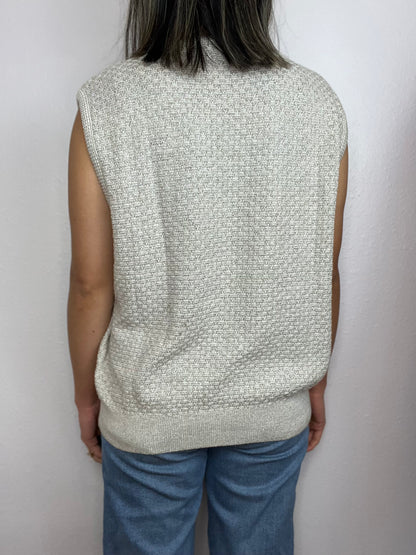 Textured Sweater Vest