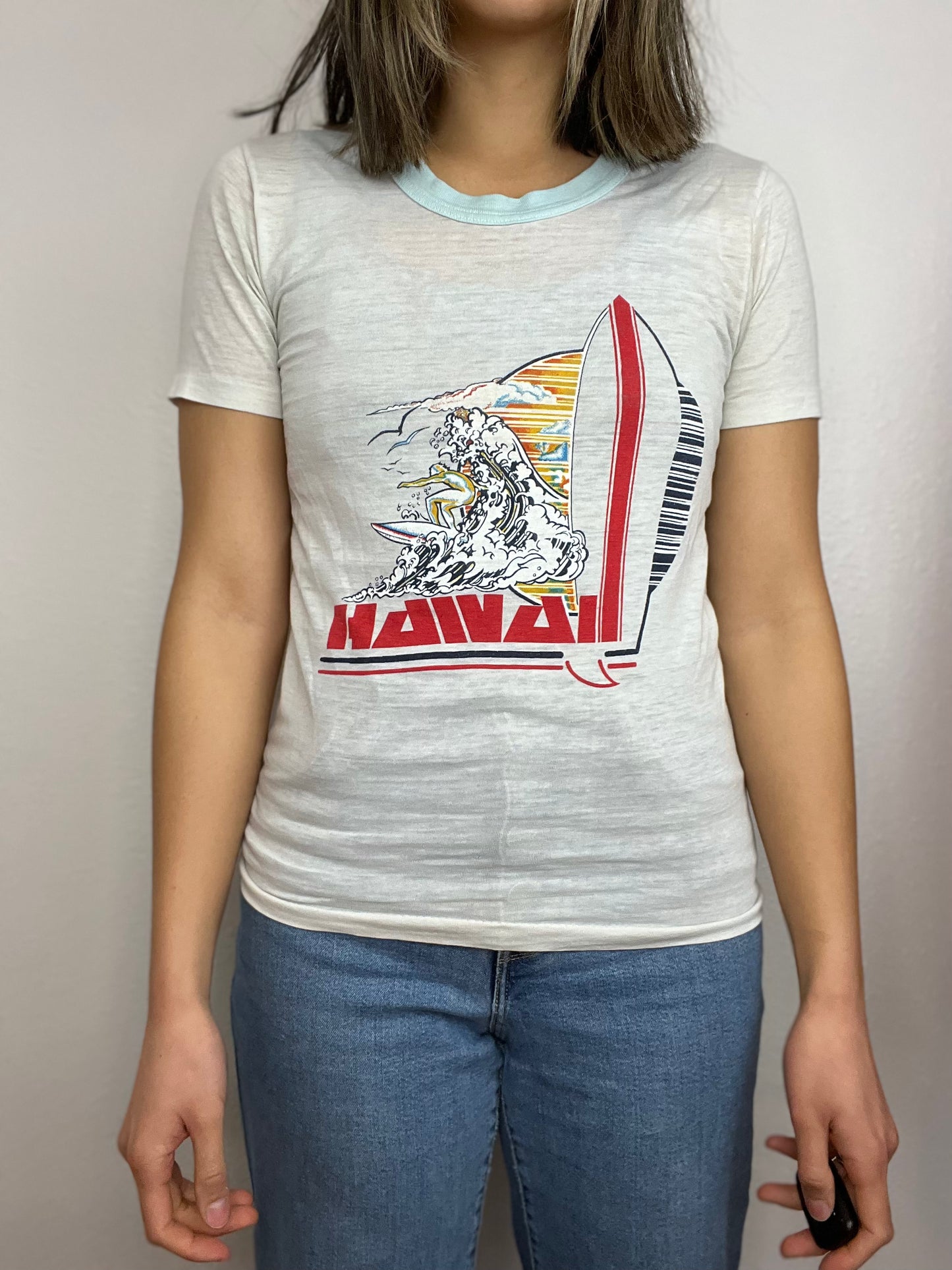 Single Stitch Hawaii Graphic Tee