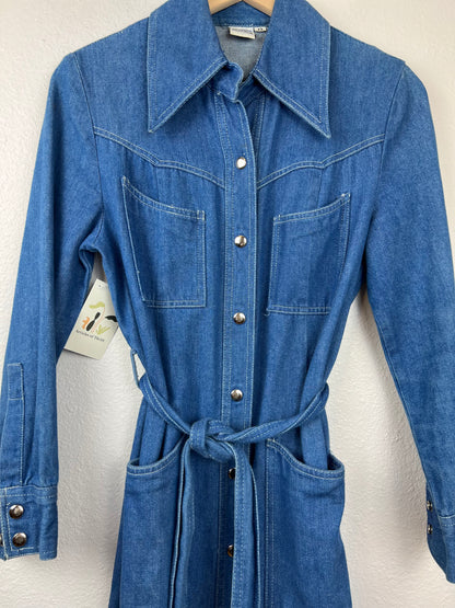Denim Duster Coat
