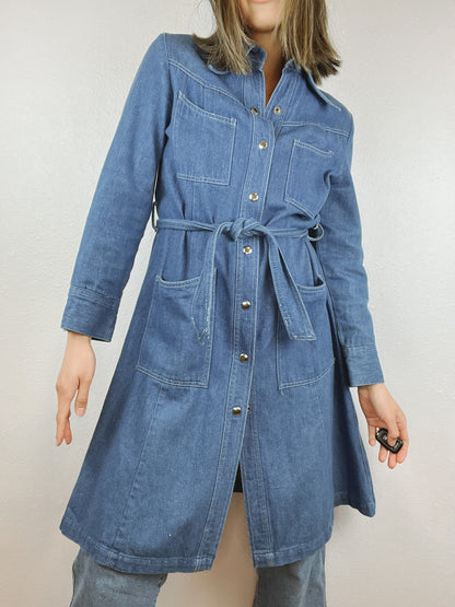 Denim Duster Coat