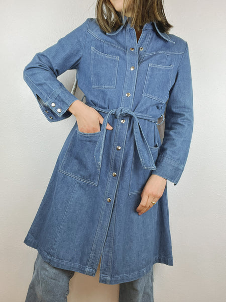 Denim Duster Coat