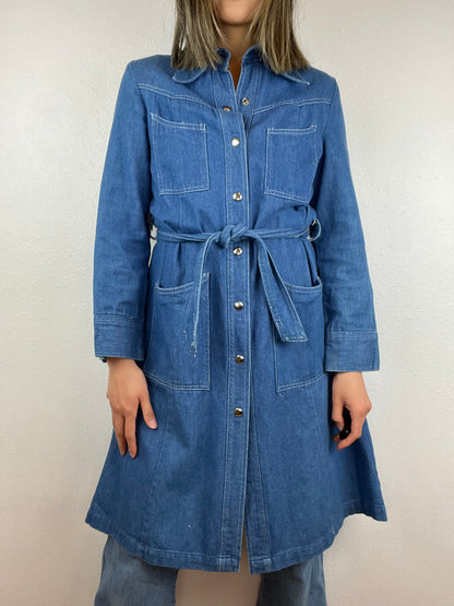 Denim Duster Coat
