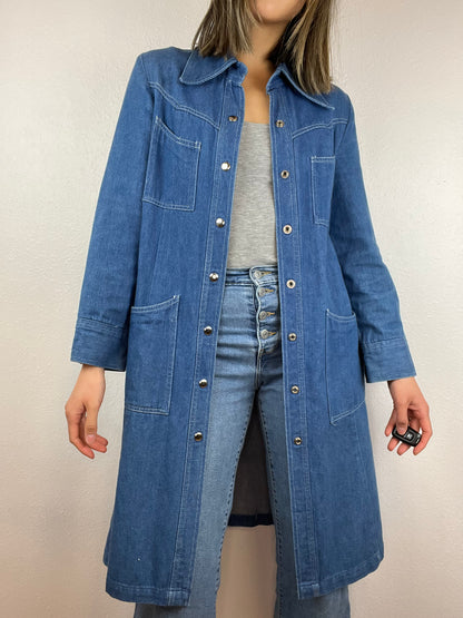 Denim Duster Coat