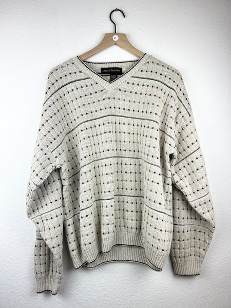 Earth Tones Patterned Sweater