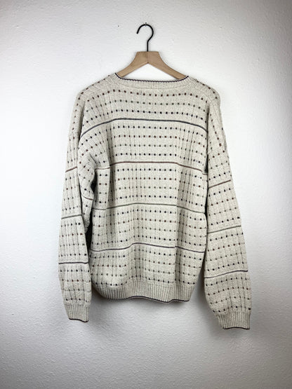 Earth Tones Patterned Sweater