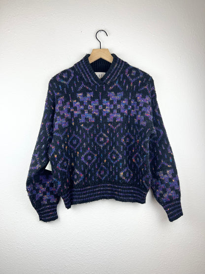 Funky Mock Neck Sweater