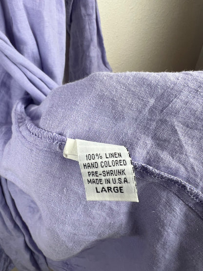 Linen Button Up Duster Top