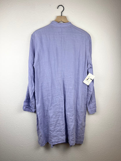 Linen Button Up Duster Top