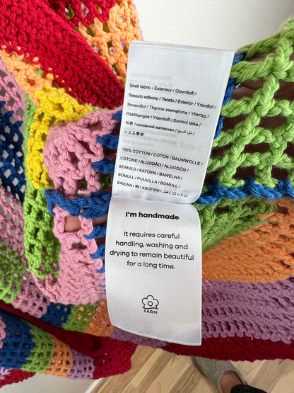 NWT Farm Rio Rainbow Knit Cardigan