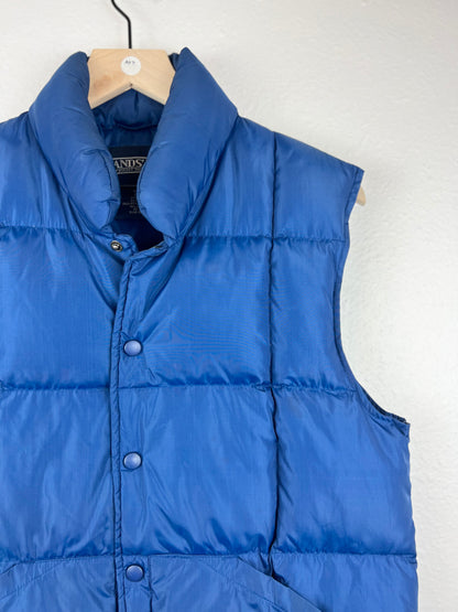 Land's End Navy Blue Puffer Vest