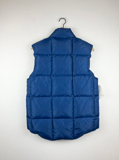 Land's End Navy Blue Puffer Vest