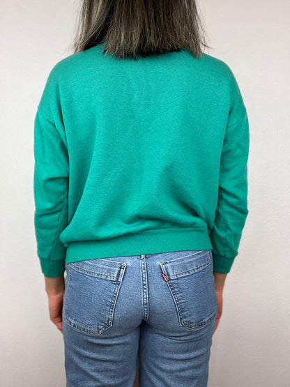 Vintage 1/4 Button Up Crewneck Sweatshirt