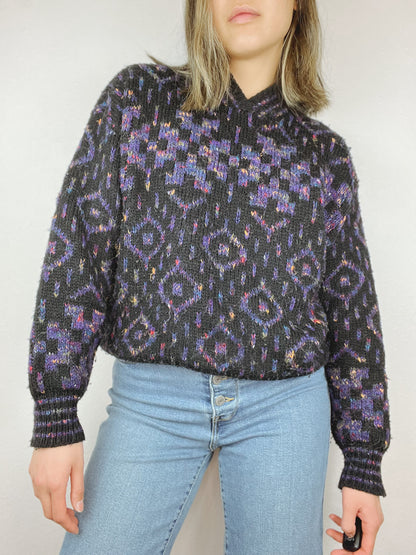 Funky Mock Neck Sweater