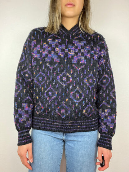 Funky Mock Neck Sweater
