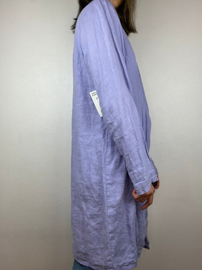 Linen Button Up Duster Top