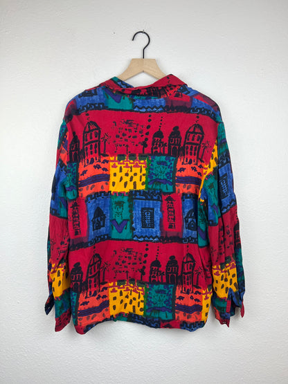Chico's Design Colorful Blouse