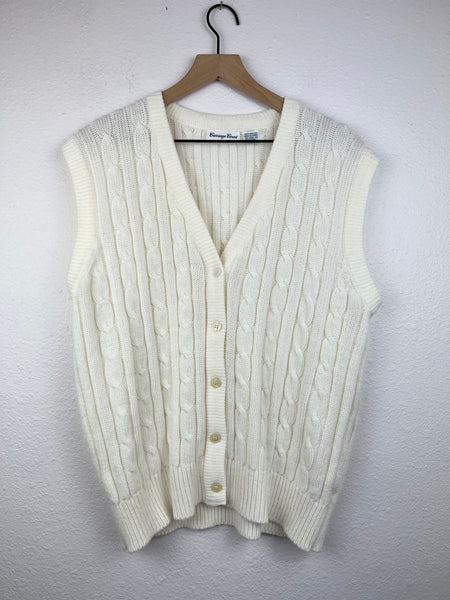 Carriage Court Button Up Sweater Vest