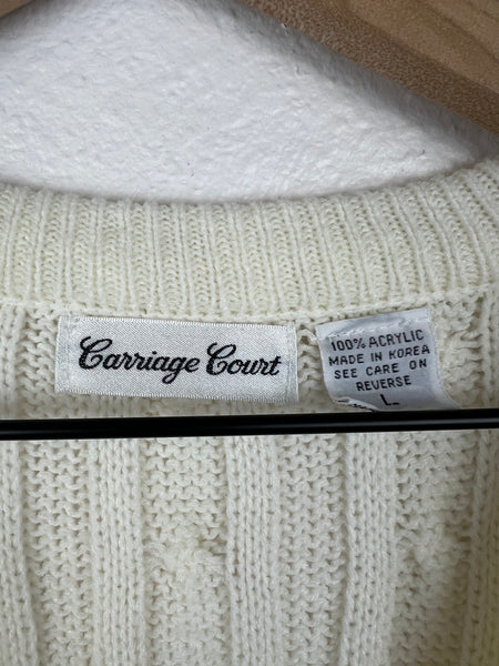 Carriage Court Button Up Sweater Vest