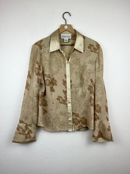 Jones Wear Silk Floral Blouse