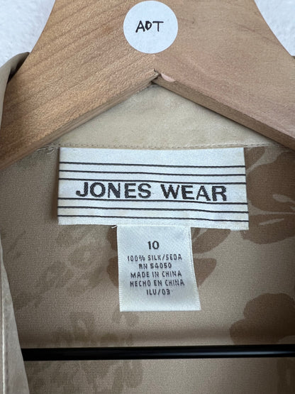 Jones Wear Silk Floral Blouse